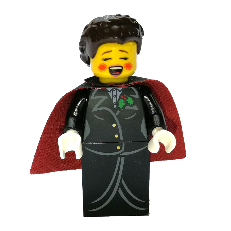 LEGO Caroler, Woman, One Cape (fig-007338)