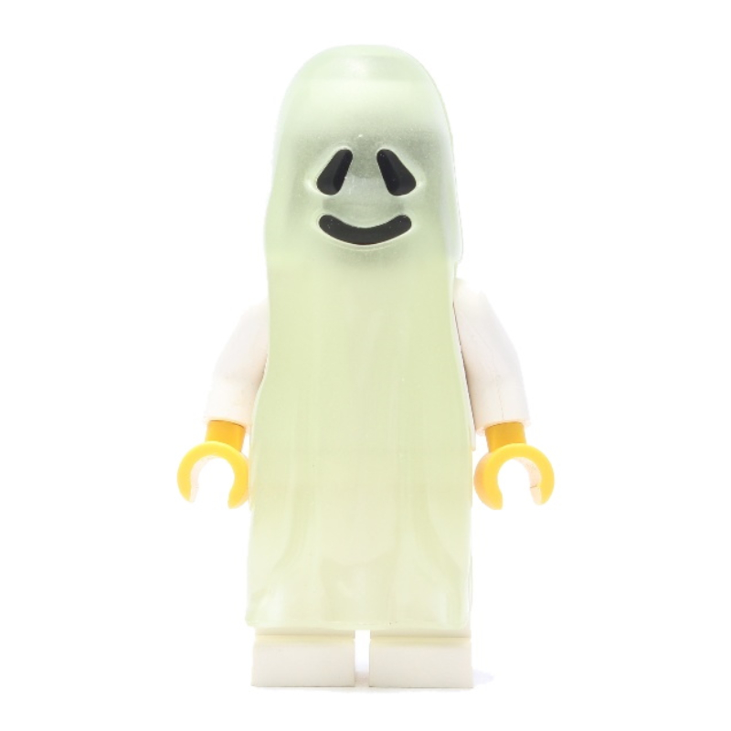 LEGO Ghost - Glow in the Dark, White Legs, Yellow Hands (fig-007355)
