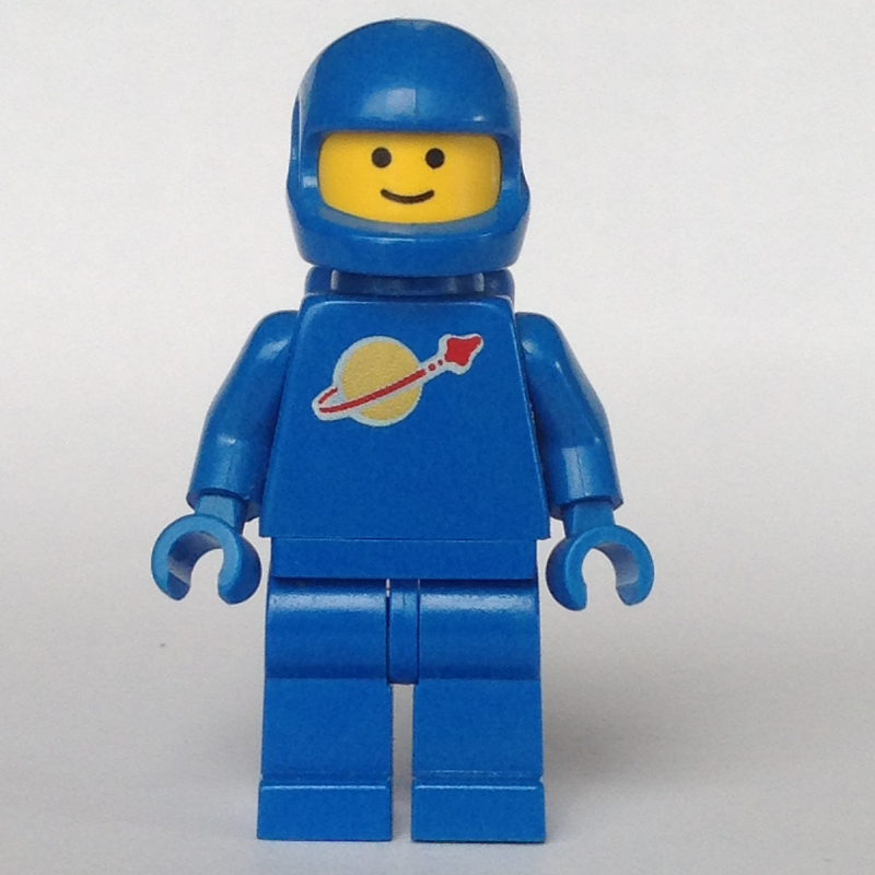 LEGO Classic Spaceman, Blue with Airtanks (2446 Helmet) (fig-007421)