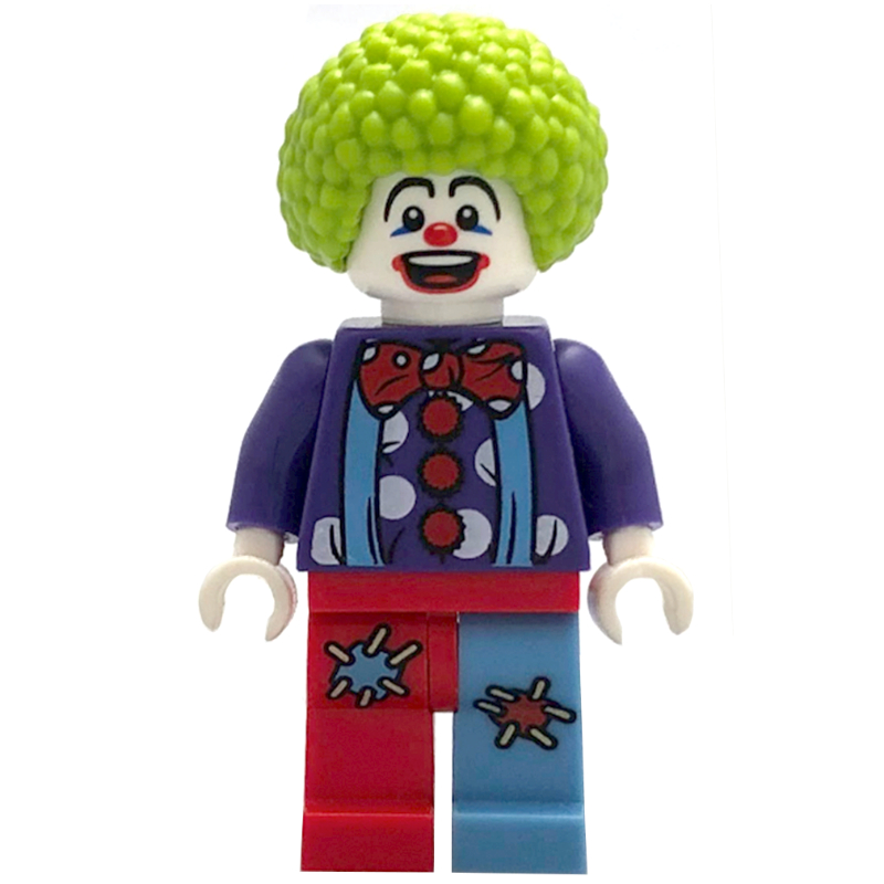 LEGO Birthday Clown, Lime Afro (fig-007480)