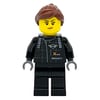 Race Driver, Black Torso, Black Legs, Reddish Brown Hair