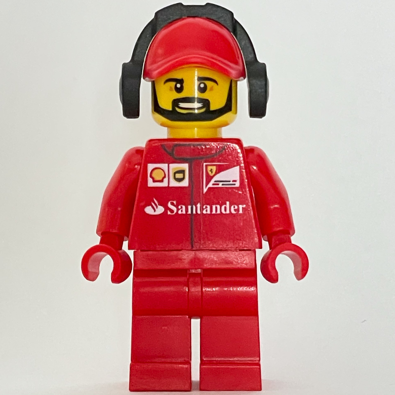 LEGO Crew Member Ferrari, Beard (fig-007513)