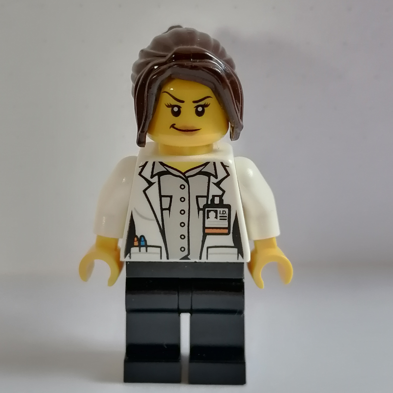 LEGO Engineer, Ferrari, Female, Black Legs (fig-007519)