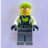 Crew Member Lime Torso, Dark Bluish Grey Legs 1