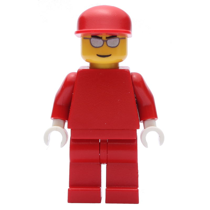 LEGO Engineer, Ferrari, Sunglasses, White Hands (fig-007622)