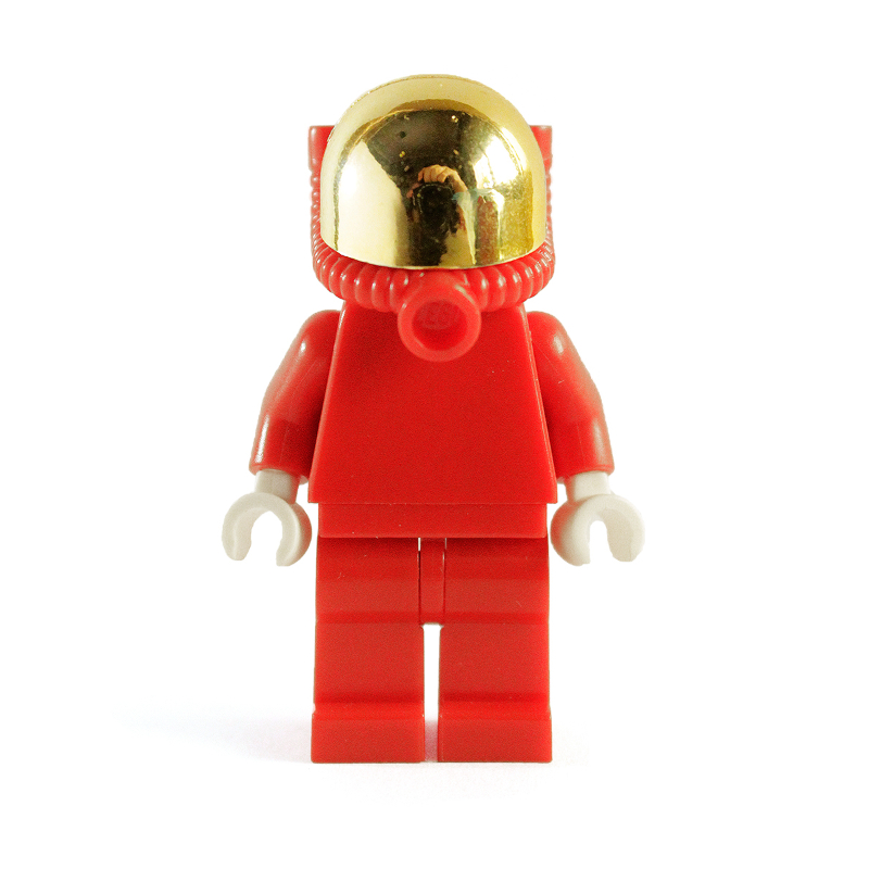 LEGO Pit Crew, Red Torso, Red Legs, Ferrari,  Fuel (fig-007628)