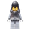 Knight (Knights Kingdom I) - Light Bluish Gray Legs, Armor, Black Moustache