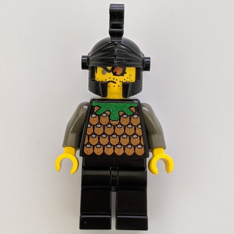 LEGO Knight (Knights Kingdom I) - Gilbert the Bad, Black Helmet (fig-007670)