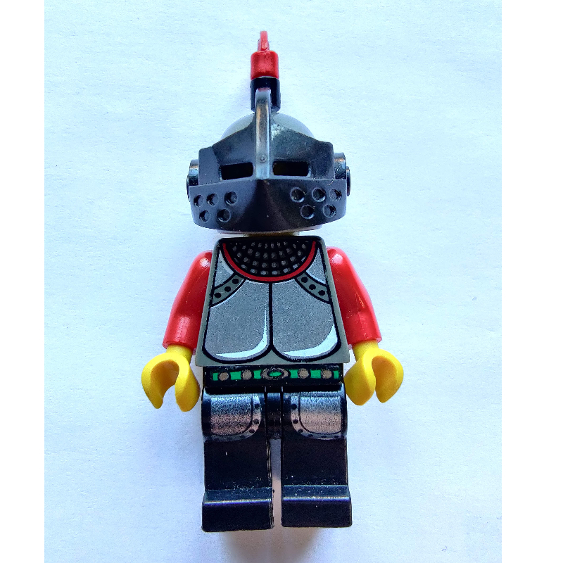 LEGO Knight (Knights Kingdom I) - Plate on Legs, Red Plume (fig-007677)