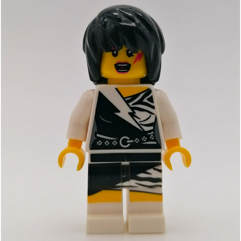 LEGO Rock Band - White Torso, White Legs, Black Hair (fig-007823)