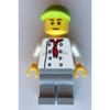 Chef, Red Neckerchief, Light Bluish Gray Legs, Lime Cap