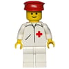 Doctor, White Jacket with Red Cross, White Legs, Red Hat
