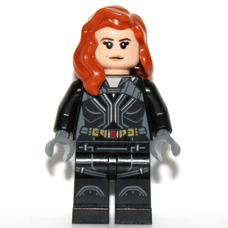 LEGO Black Widow, Black Jumpsuit, Gold Belt (fig-008300)