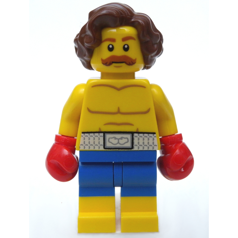 LEGO Boxer, Blue Shorts, Red Gloves (fig-008339)