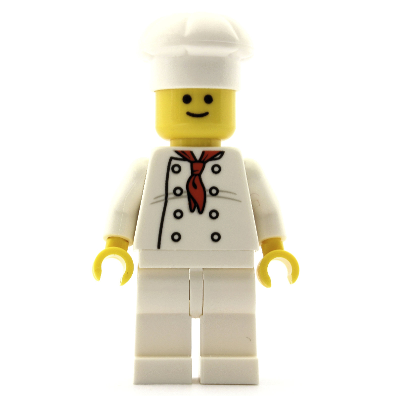 LEGO Chef - White Torso, White Legs, White Hat (fig-008347)