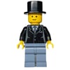 Groom, Black Torso, Sand Blue Legs