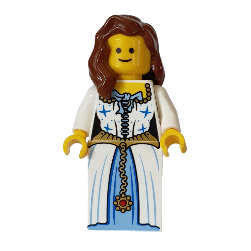 LEGO Bride - Mannequin, Medium Blue Underdress (fig-008376)