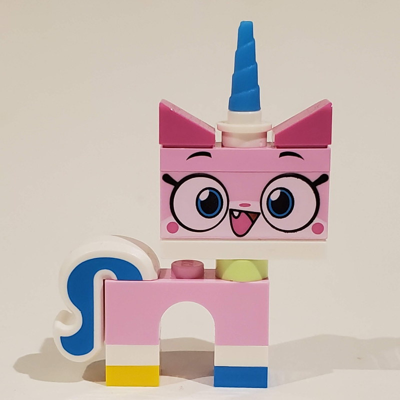 LEGO Unikitty, Dark Azure Foot, Open Mouth, Small Pupils (fig-008404)