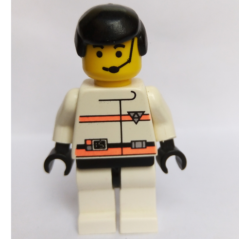 LEGO Res-Q Man, Black Hair, Headset (fig-008537)
