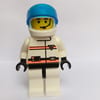 Res-Q Man, White Helmet with Visor, Headset