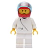 Racer, White Jacket with Zipper, Red Helmet with Visor (3626b Head)