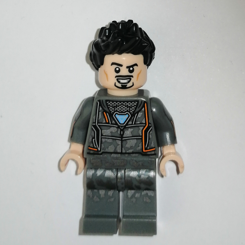 LEGO Tony Stark - Silver Cameo (fig-008792)
