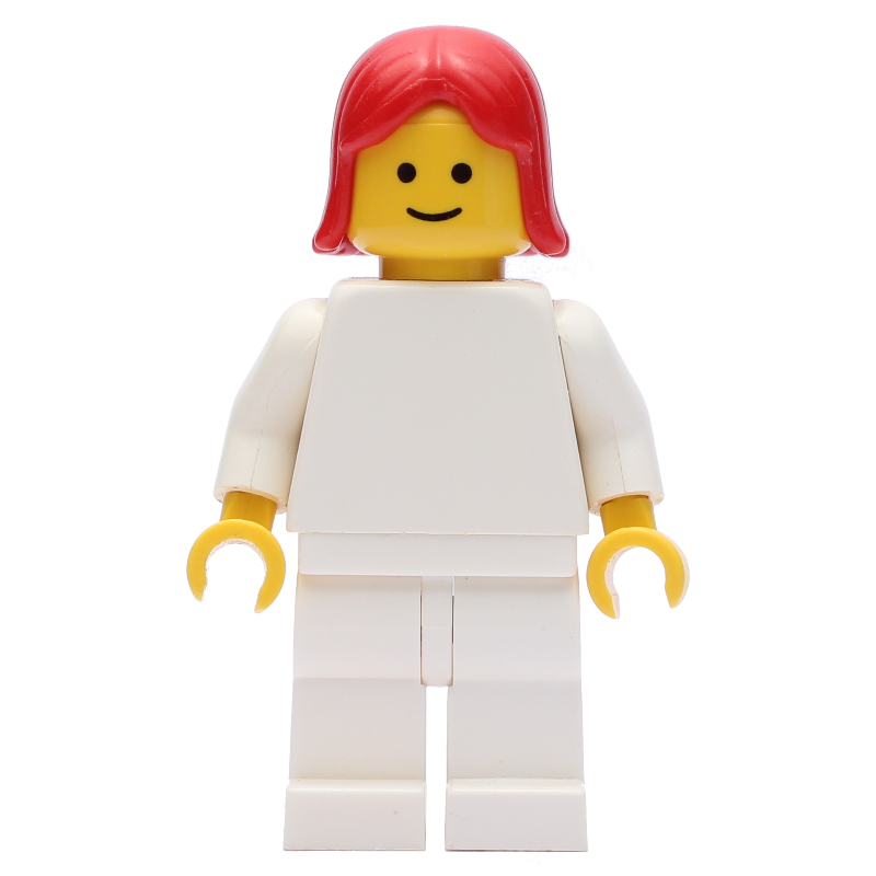 LEGO Woman, Plain White, Red Hair (fig-008877)