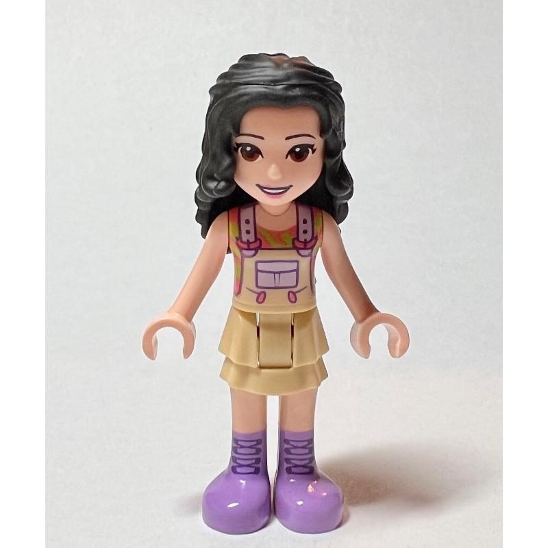 LEGO Emma - Tan Overall, Black Hair (fig-008908)