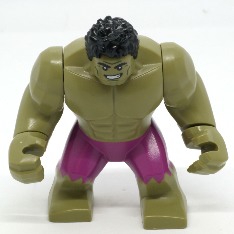 LEGO Hulk (Big Fig), Black Hair, Magenta Pants (fig-008919)