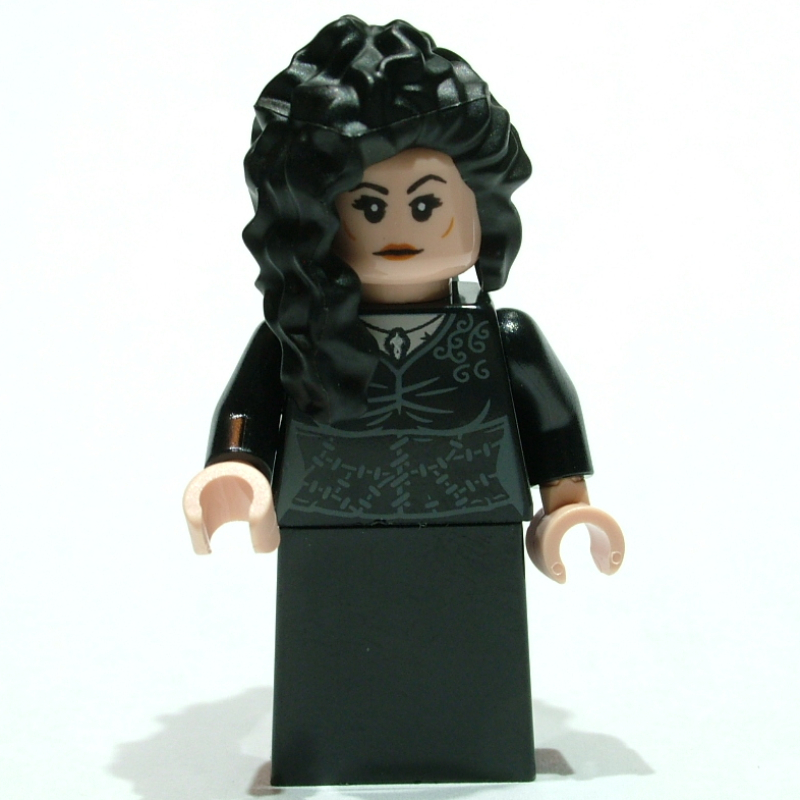 LEGO Bellatrix Lestrange, Black Dress, Plain Skirt (fig-008941)