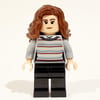 Hermione Granger, Light Bluish Gray Sweater with Stripes, Black Legs