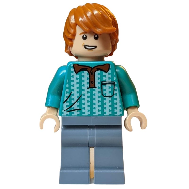 LEGO Ron Weasley, Dark Turquoise Shirt (fig-008954)