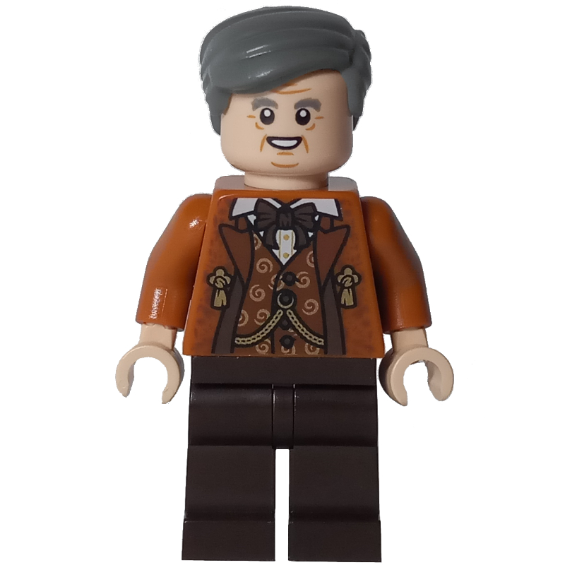 LEGO Horace Slughorn, Reddish Brown Vest with Swirls (fig-008955)