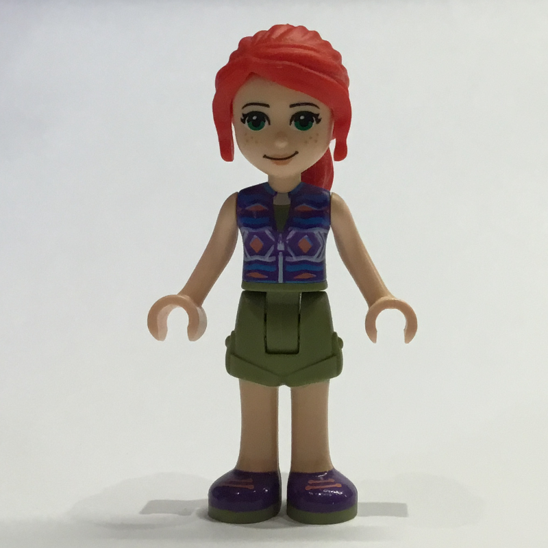 LEGO Mia - Dark Purple Top, Olive Green Skirt (fig-008965)