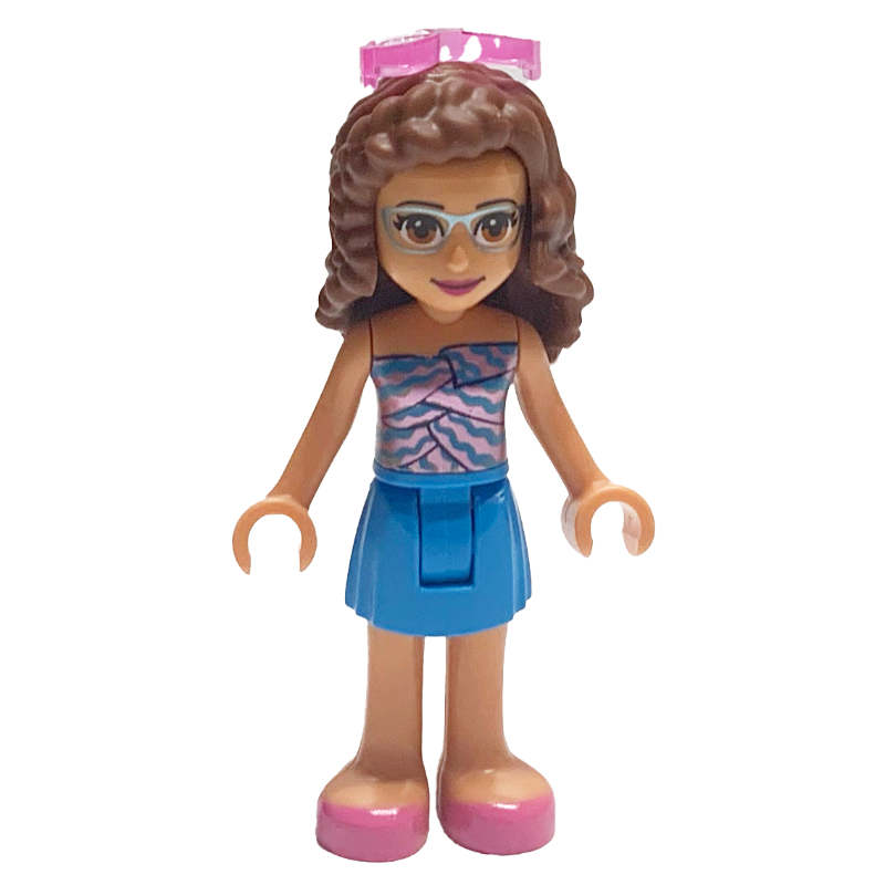 LEGO Olivia - Lavender Top, Dark Azure Skirt (fig-008966)
