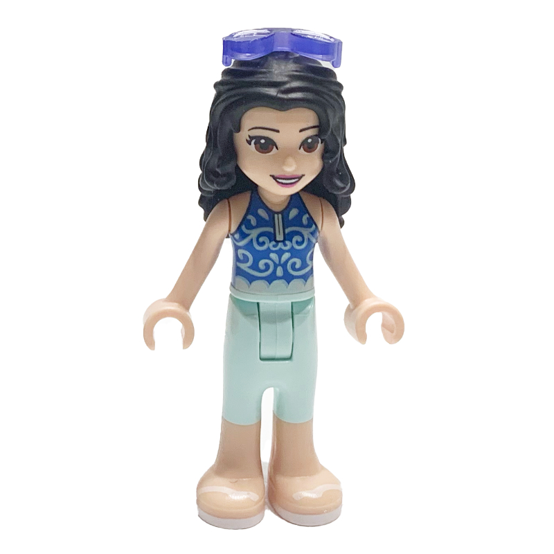 LEGO Emma - Blue Top, Light Aqua Trousers (fig-008968)