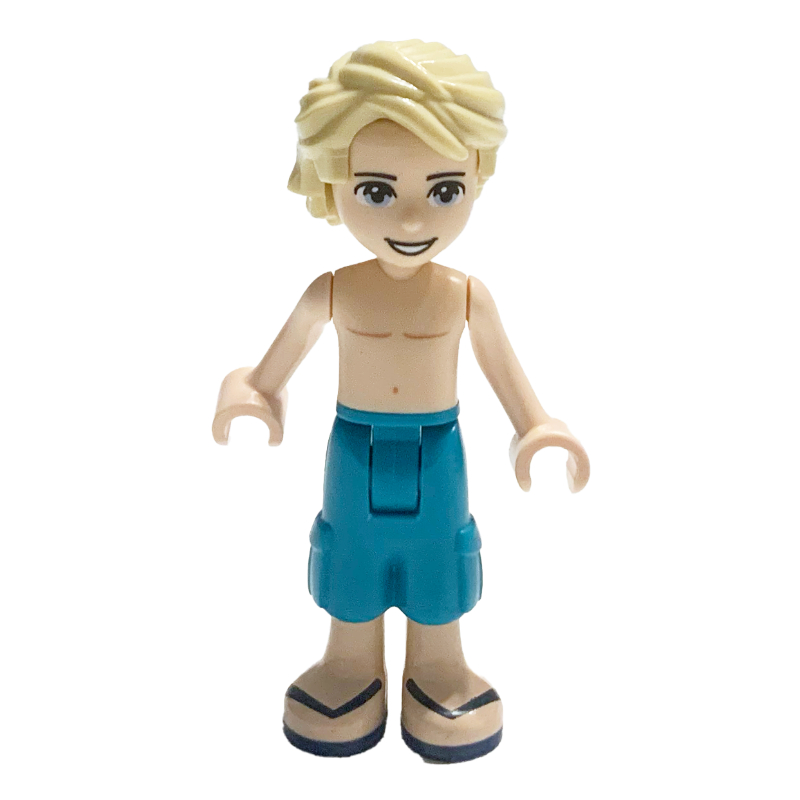 LEGO Mason - Bare Chest, Dark Turquoise Trousers (fig-008969)