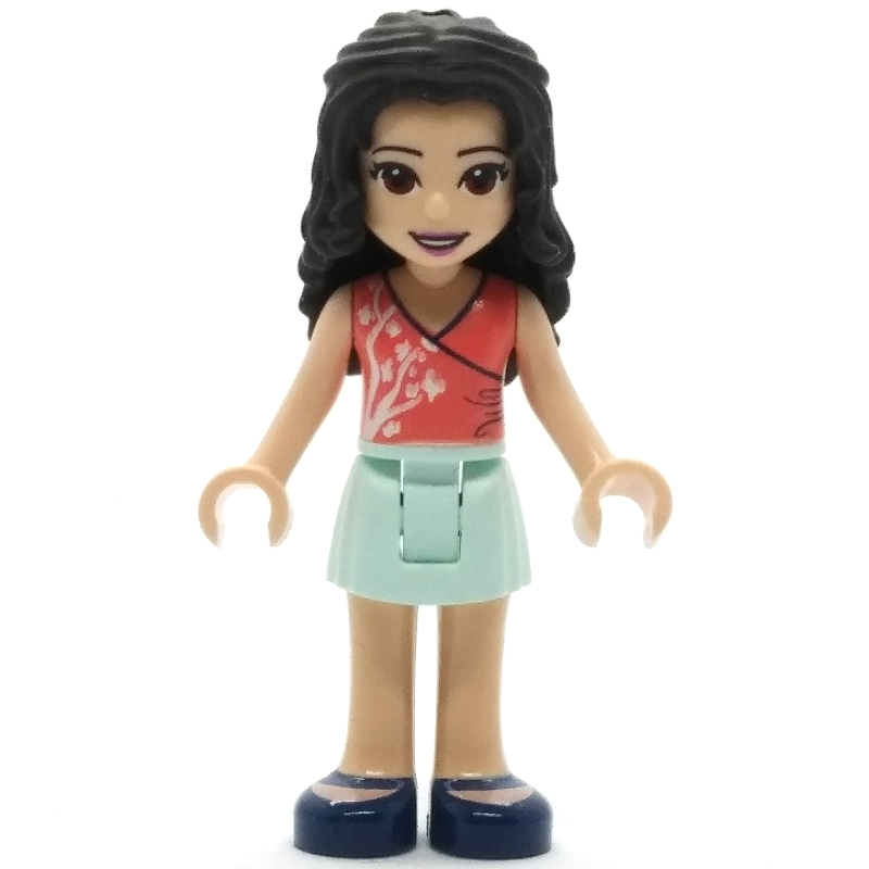 LEGO Emma - Coral Top, Light Aqua Skirt (fig-008976)