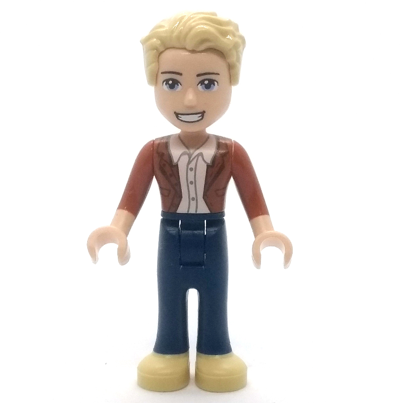 LEGO James - Dark Orange Jacket, Dark Blue Trousers (fig-008982)