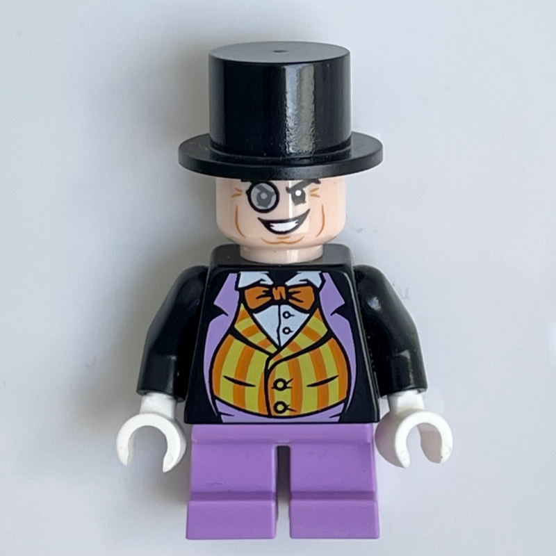 LEGO The Penguin, Orange and Yellow Striped Vest (fig-009093)