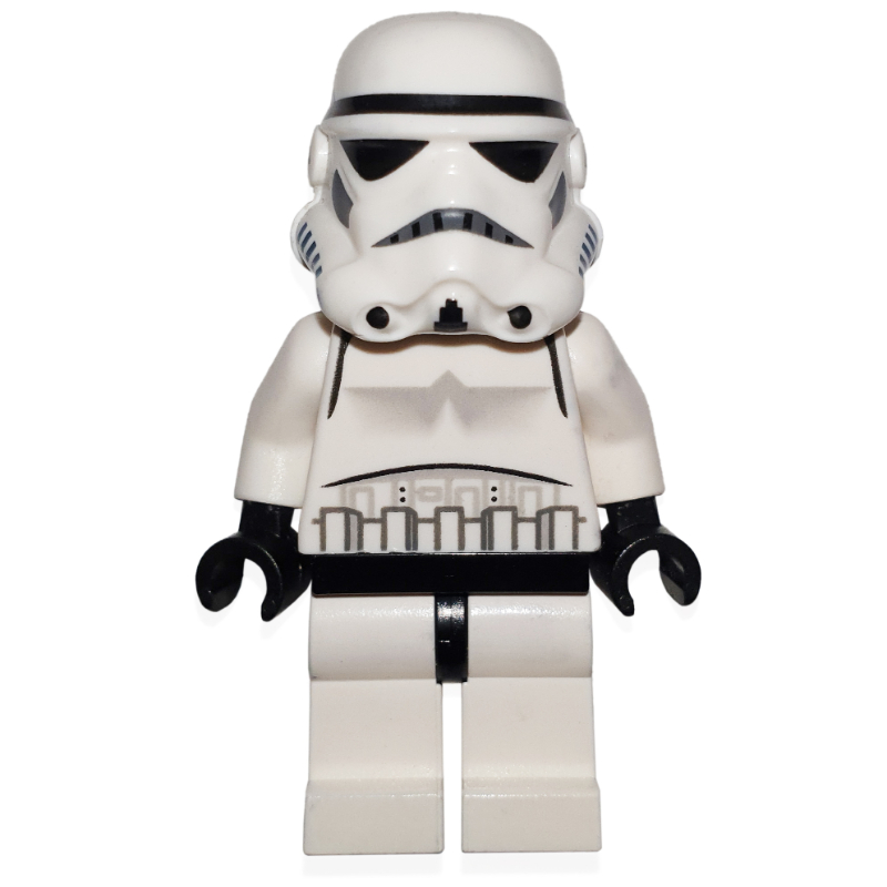 LEGO Stormtrooper, Plain Light Nougat Head, Black Lines on Nose Vent (fig-009101)