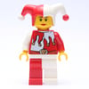 Jester, Woman, Red and White