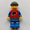 Pepper Roni with Dark Bluish Gray Hat