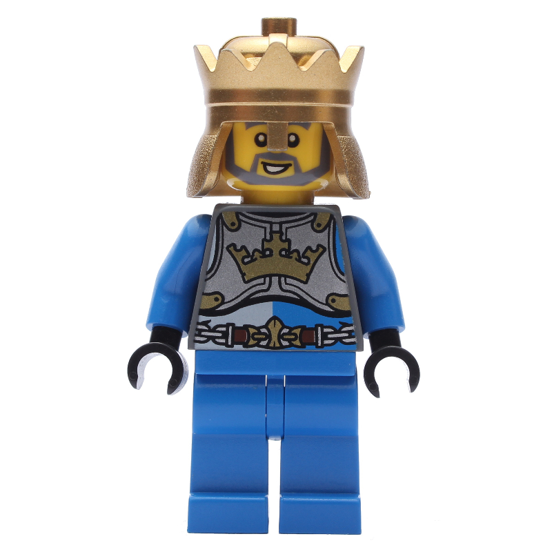 LEGO King - Blue Torso, Blue Legs, Gold Crown (fig-009151)