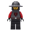 Knight - Black Torso, Black Legs, Pearl Dark Gray Helmet