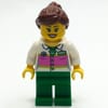 White Torso, Green Legs, Reddish Brown Hair