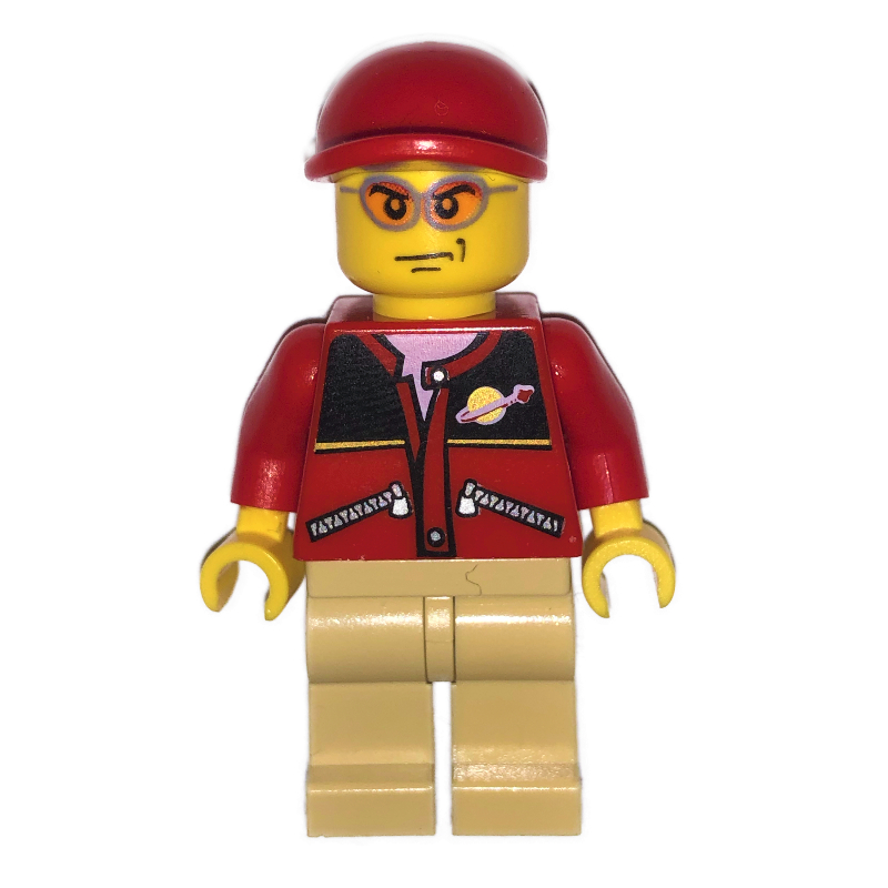 LEGO Red Torso, Tan Legs, Red Cap (fig-009160)