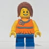 Kid - Orange Torso, Blue Legs, Dark Orange Hair