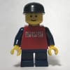 Kid - Red Torso, Dark Blue Legs, Black Cap