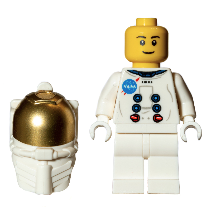 LEGO NASA Apollo 11 Astronaut - Straight Smile (fig-009204)